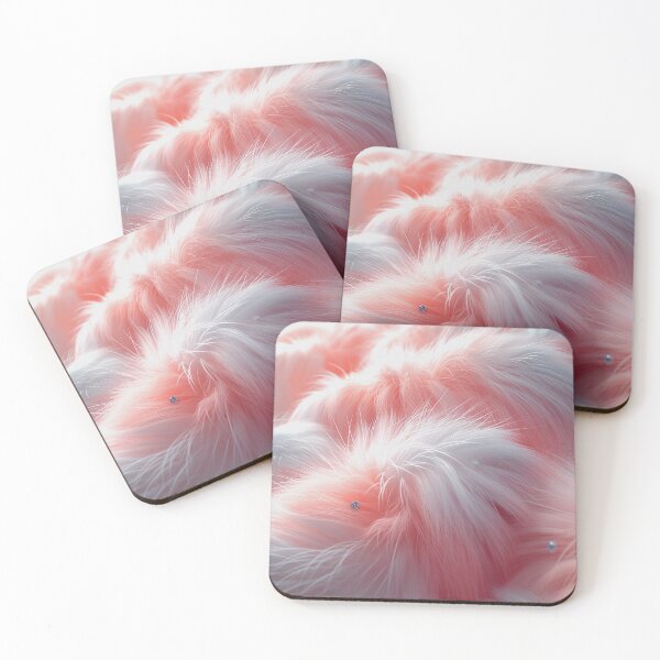 Item preview, Super soft white and peach feather texture designed and sold by Fantasyplus.