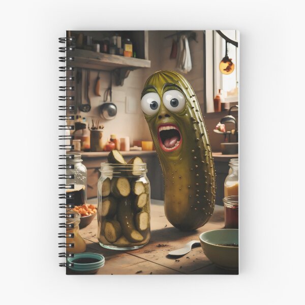 Item preview, Terrified cucumber. designed and sold by MyHappyArtShop.