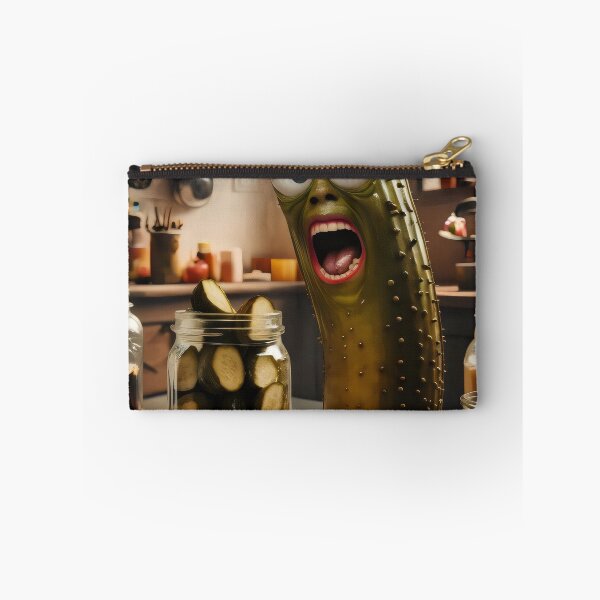 Item preview, Terrified cucumber. designed and sold by MyHappyArtShop.