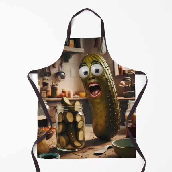 Item preview, Terrified cucumber. designed and sold by MyHappyArtShop.