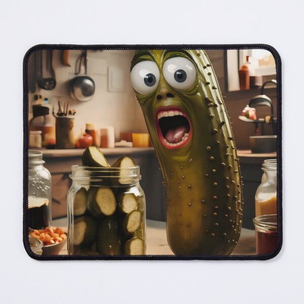 Item preview, Terrified cucumber. designed and sold by MyHappyArtShop.
