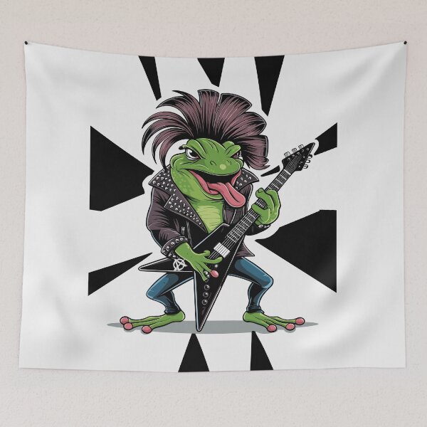 Item preview, Funny Mohican Punk Rocker Collection - T-Shirts, Mugs, Caps, Posters & More designed and sold by paulo silveira.