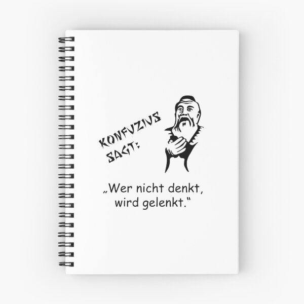 Item preview, Confucius says: He who does not think will be guided designed and sold by ARTmanhART.