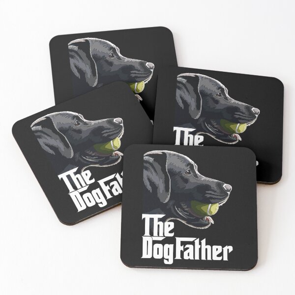 Item preview, The Dog Father Black Lab With Tennis Ball designed and sold by Just-Arts-4U.