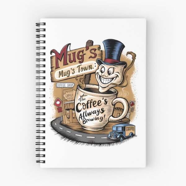 Item preview, coffee shop mug town  designed and sold by Abuhosam.