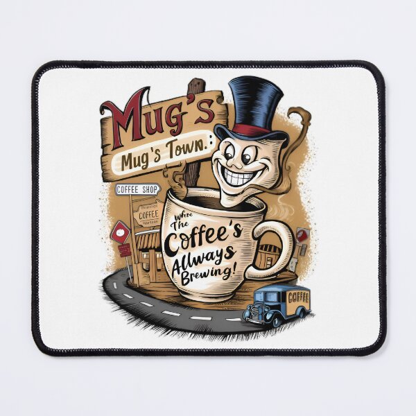 Item preview, coffee shop mug town designed and sold by Abuhosam.
