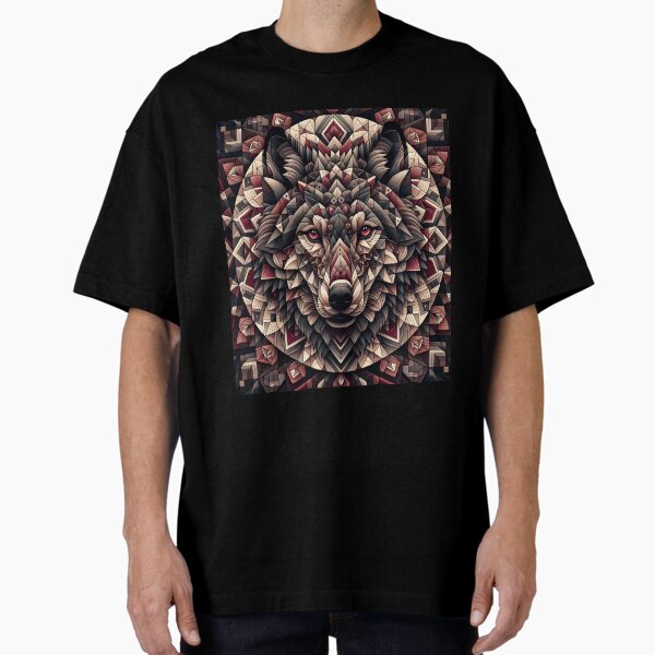 Item preview, Kaleidoscopic Wolf designed and sold by MaxTshirts.