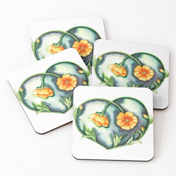 Item preview, Flowered heart designed and sold by Darya Bogatskaya79.