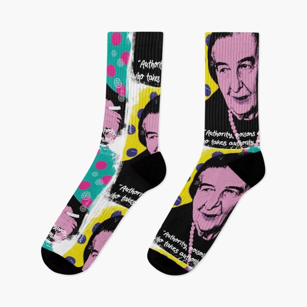 Artikelvorschau, Golda Meir Distressed Zitat Sei nicht so bescheiden, du bist nicht so toll Retro Pop Art entworfen und verkauft von InnaMGraphic.
