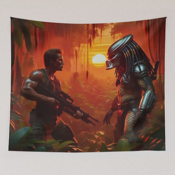 Item preview, Predator's Sunset Face-Off designed and sold by EnhancedReality.