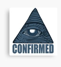 Illuminati Confirmed Canvas Print