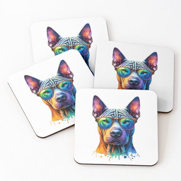 Item preview, Watercolor Thai Ridgeback Wearing Sunglasses designed and sold by TheAnimalZ00.