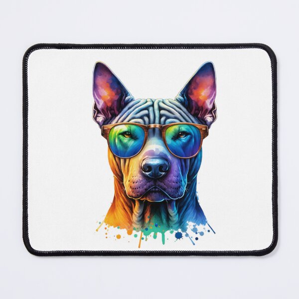 Item preview, Watercolor Thai Ridgeback Wearing Sunglasses designed and sold by TheAnimalZ00.