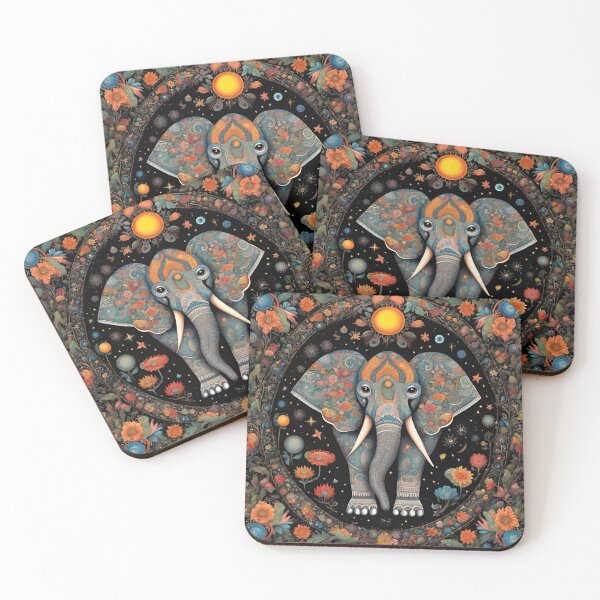Item preview, Baby Elephant in Botanical Field designed and sold by josie1680.