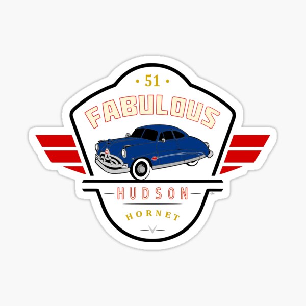 Fabulous Hudson Hornet Sticker