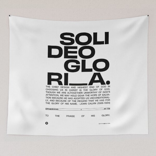 Item preview, Soli Deo Gloria Retro Sans designed and sold by 2fivequotes.