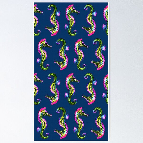 Item preview, Seahorses fabric design designed and sold by TerenceLacey.