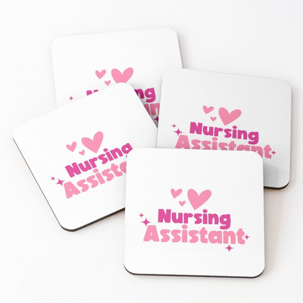 Item preview, Nursing Assistant (Hearts) designed and sold by Whackadoodletee.