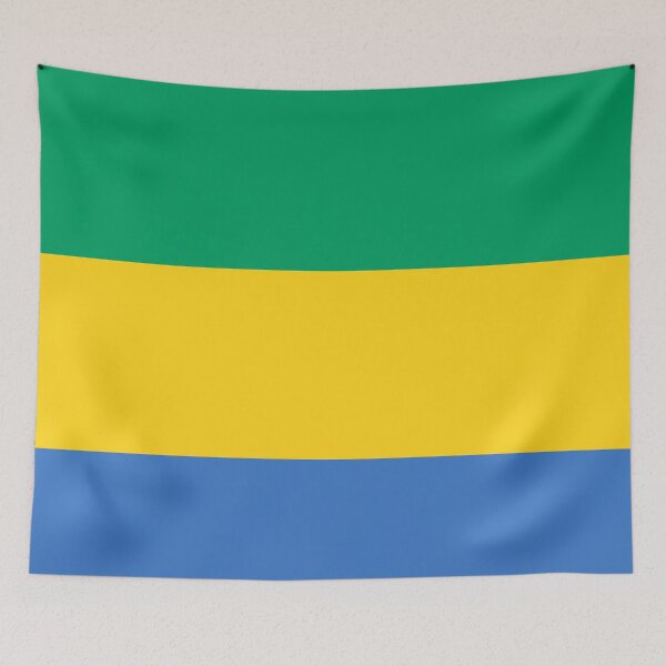 Item preview, Gabon Flag designed and sold by Candie-Shop.