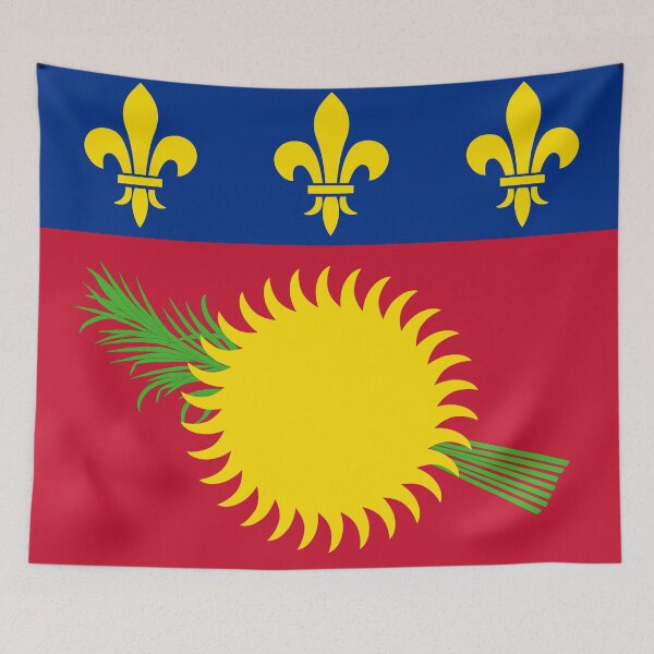 Item preview, Guadeloupe Flag designed and sold by Candie-Shop.
