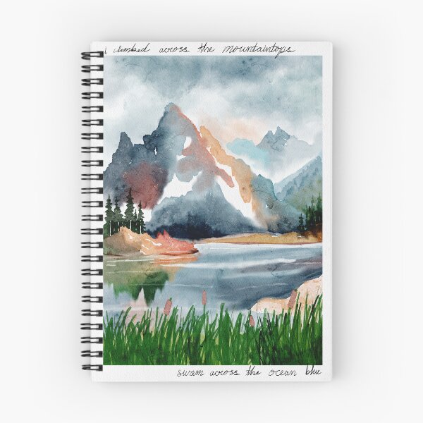 Item preview, Story Mountains Watercolor designed and sold by CMORRISON12345.