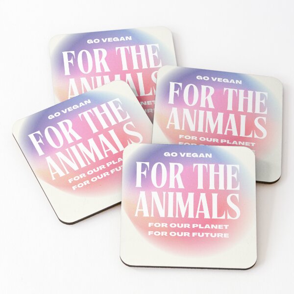 Item preview, For the Animals, Go Vegan! designed and sold by CozyThreadsCo.