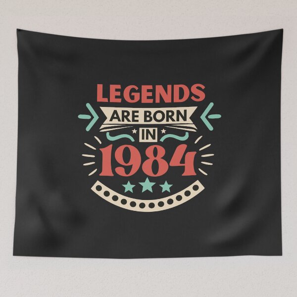 Item preview, legends are born in 1984 vintage retro designed and sold by vintage-years.