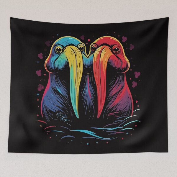 Item preview, Walrus Valentine designed and sold by creativellashop.