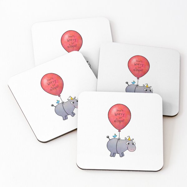 Item preview, Don't worry, be hippo! :) designed and sold by Claske.