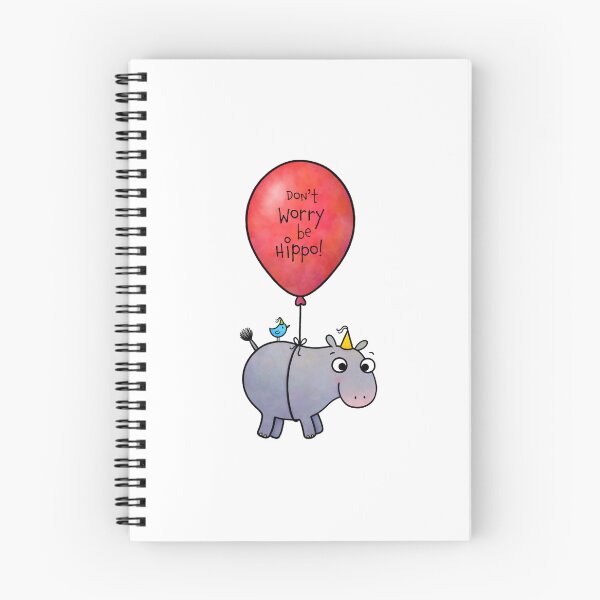 Item preview, Don't worry, be hippo! :) designed and sold by Claske.