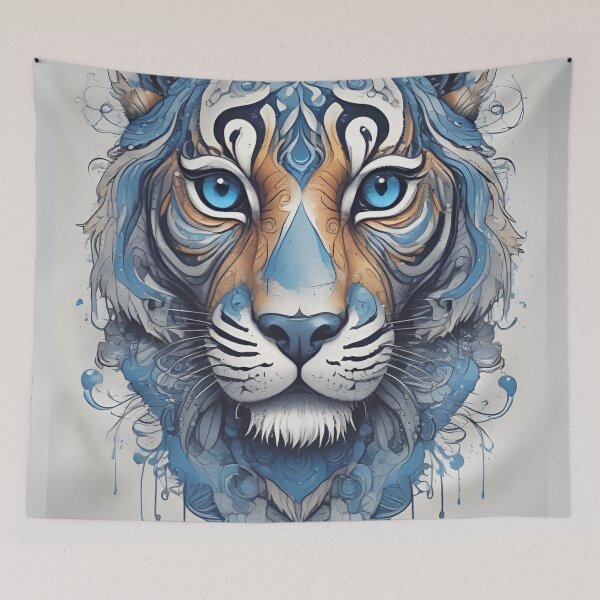 Item preview, Ironstone Tiger designed and sold by MatrixTattoo.