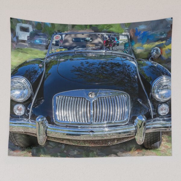 Item preview, 1960 Black MGA 1600 Roadster Convertible X110 designed and sold by RichFrancoCars.