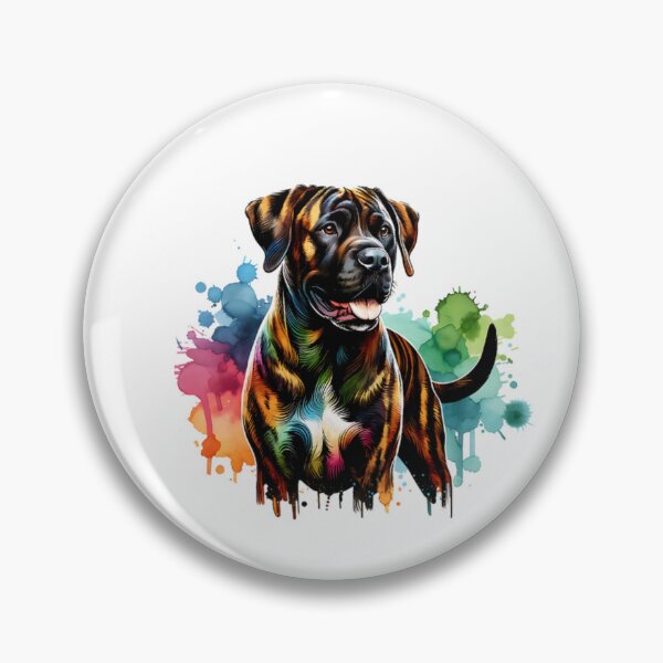 Item preview, Watercolor Treeing Tennessee Brindle designed and sold by TheAnimalZ00.