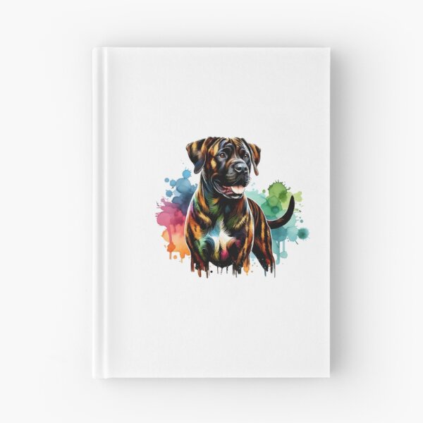 Item preview, Watercolor Treeing Tennessee Brindle designed and sold by TheAnimalZ00.