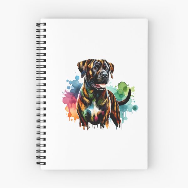 Item preview, Watercolor Treeing Tennessee Brindle designed and sold by TheAnimalZ00.