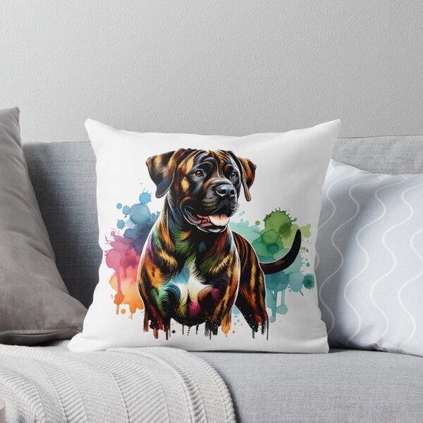 Item preview, Watercolor Treeing Tennessee Brindle designed and sold by TheAnimalZ00.