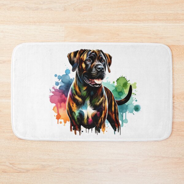 Item preview, Watercolor Treeing Tennessee Brindle designed and sold by TheAnimalZ00.