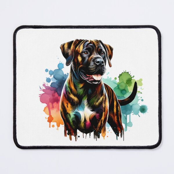 Item preview, Watercolor Treeing Tennessee Brindle designed and sold by TheAnimalZ00.