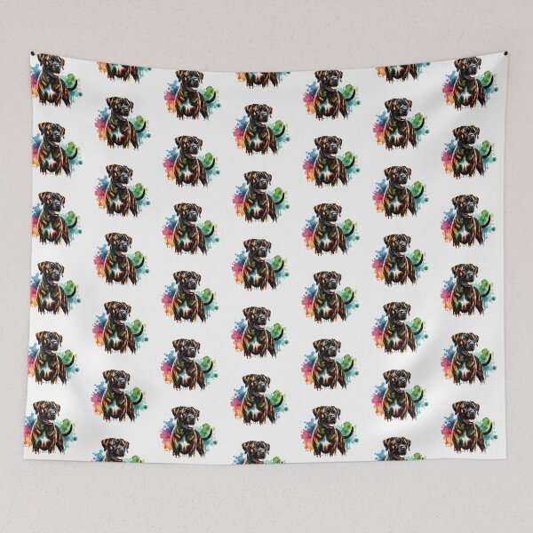 Item preview, Watercolor Treeing Tennessee Brindle designed and sold by TheAnimalZ00.