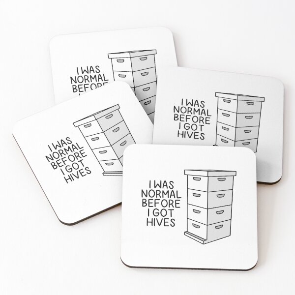 Item preview, I WAS NORMAL BEFORE I GOT HIVES (Beekeeping) designed and sold by chicorycreative.