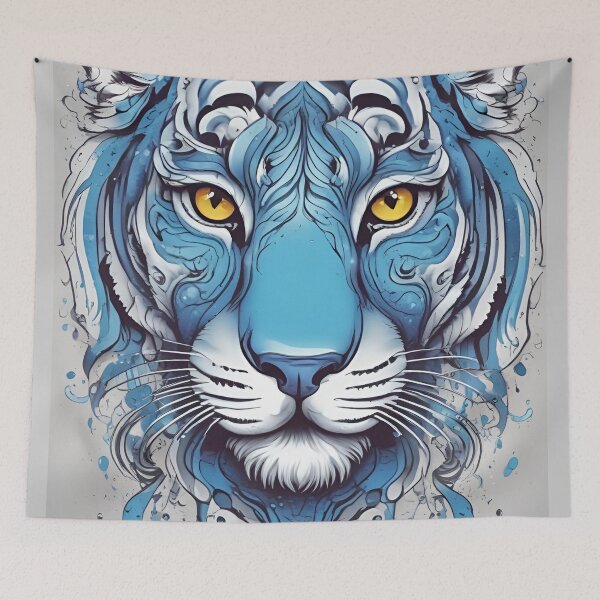 Item preview, Blue Tiger  designed and sold by MatrixTattoo.
