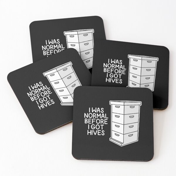 Item preview, (Version for DARK COLORED Items) I WAS NORMAL BEFORE I GOT HIVES (Beekeeping) designed and sold by chicorycreative.