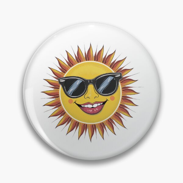 Item preview, Smiling sun in glasses designed and sold by MagelliShop.