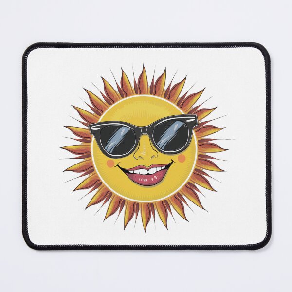 Item preview, Smiling sun in glasses designed and sold by MagelliShop.