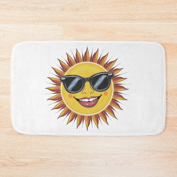Item preview, Smiling sun in glasses designed and sold by MagelliShop.