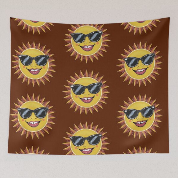 Item preview, Smiling sun in glasses designed and sold by MagelliShop.
