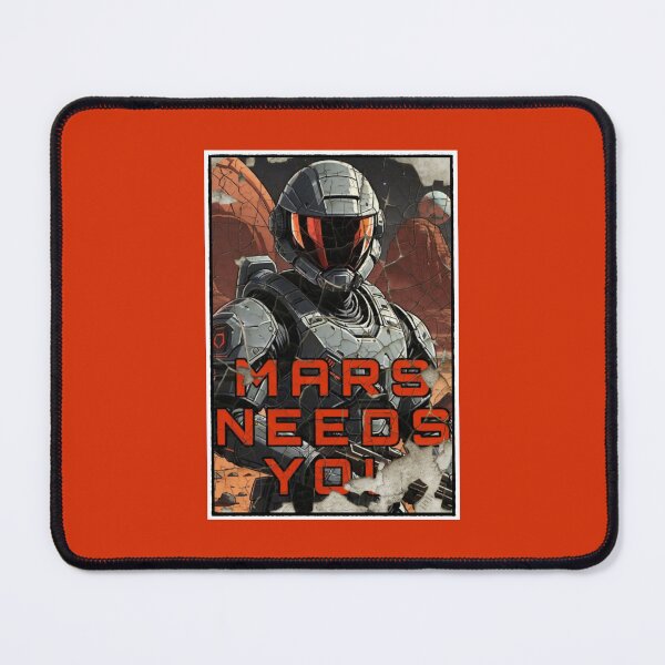 Item preview, Mars Needs You Distressed Martian Marine Advertisement designed and sold by orionlodubyal.