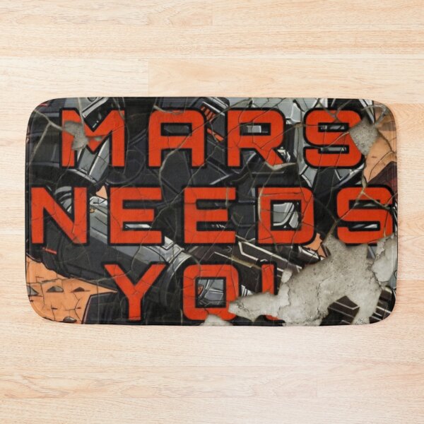 Item preview, Mars Needs You Distressed Martian Marine Advertisement designed and sold by orionlodubyal.