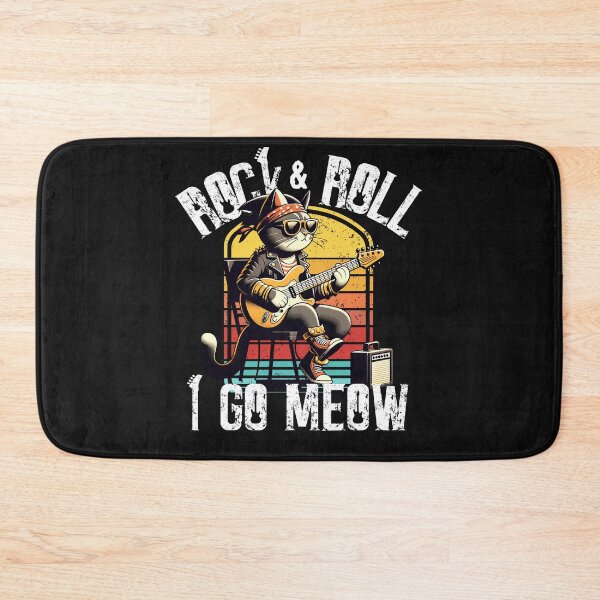 Item preview, Rock & Roll I go Meow designed and sold by Belarte.shop.