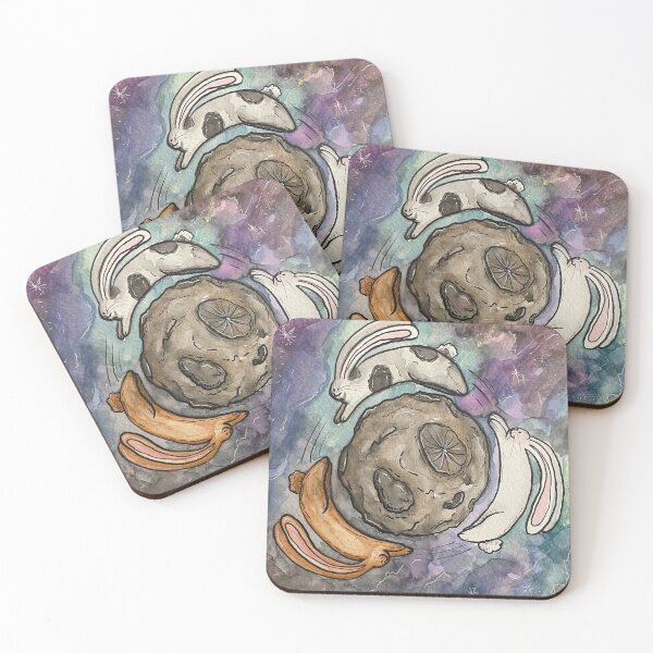 Item preview, Bunnies around the meteor  designed and sold by PhantomAurora.